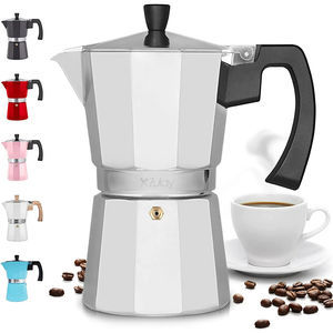 Zulay Italian Style 8 Espresso Cup Moka Pot Classic Stovetop Espresso Maker